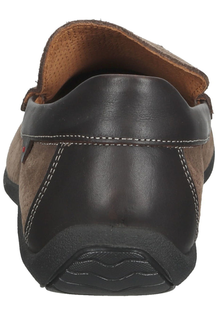 IMAC Mokassin Veloursleder Taupe/Braun