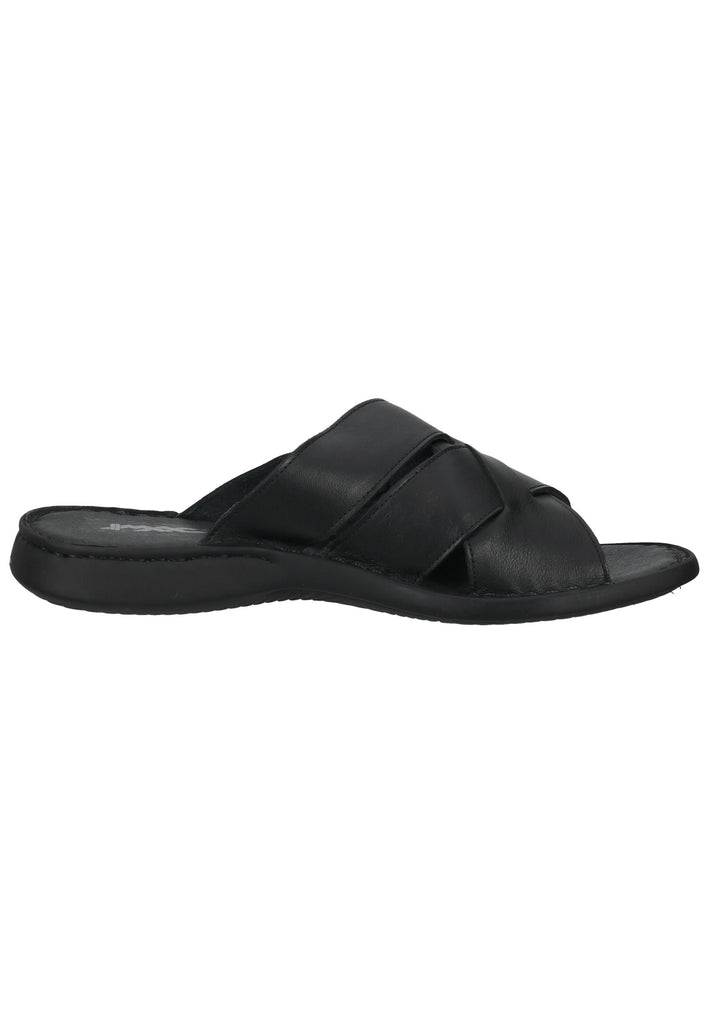 IMAC Pantoletten Leder Schwarz