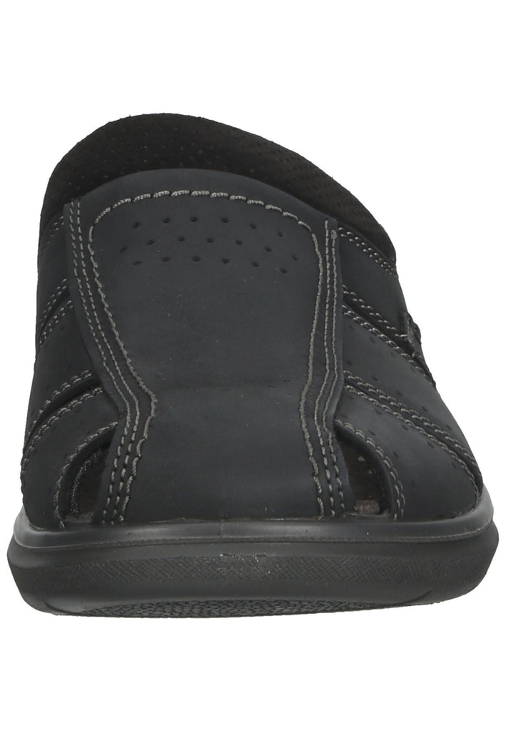 IMAC Pantoletten Leder Schwarz