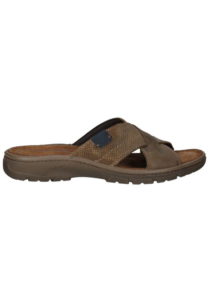 IMAC Pantoletten Leder Taupe