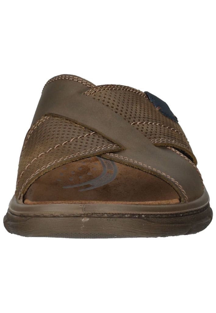 IMAC Pantoletten Leder Taupe