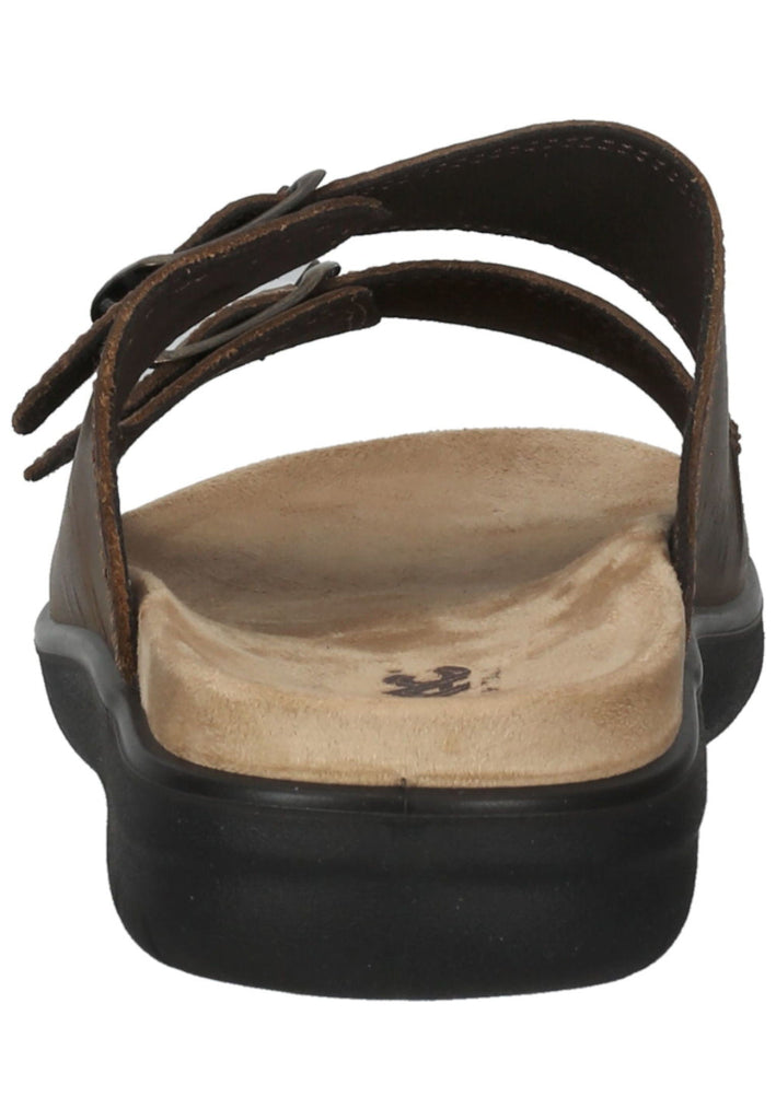 IMAC Pantoletten Leder Taupe