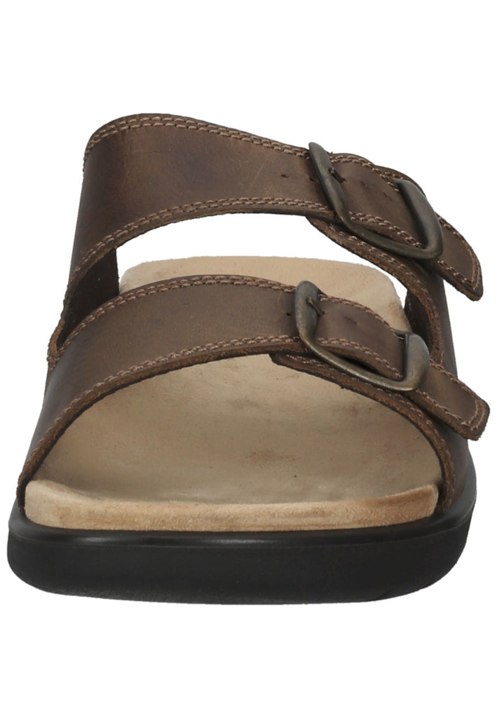 IMAC Pantoletten Leder Taupe