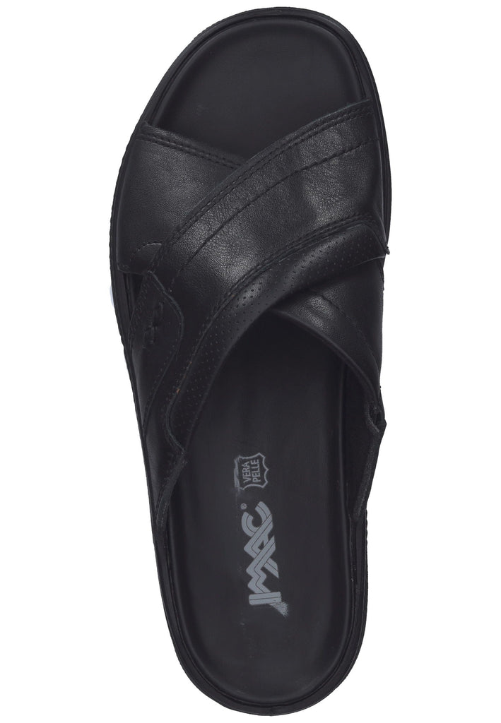 IMAC Pantoletten Nappaleder Schwarz