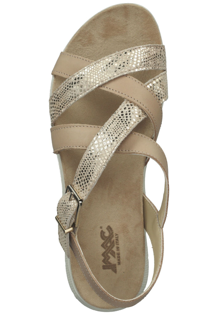IMAC Sandalen Leder Beige/Gold