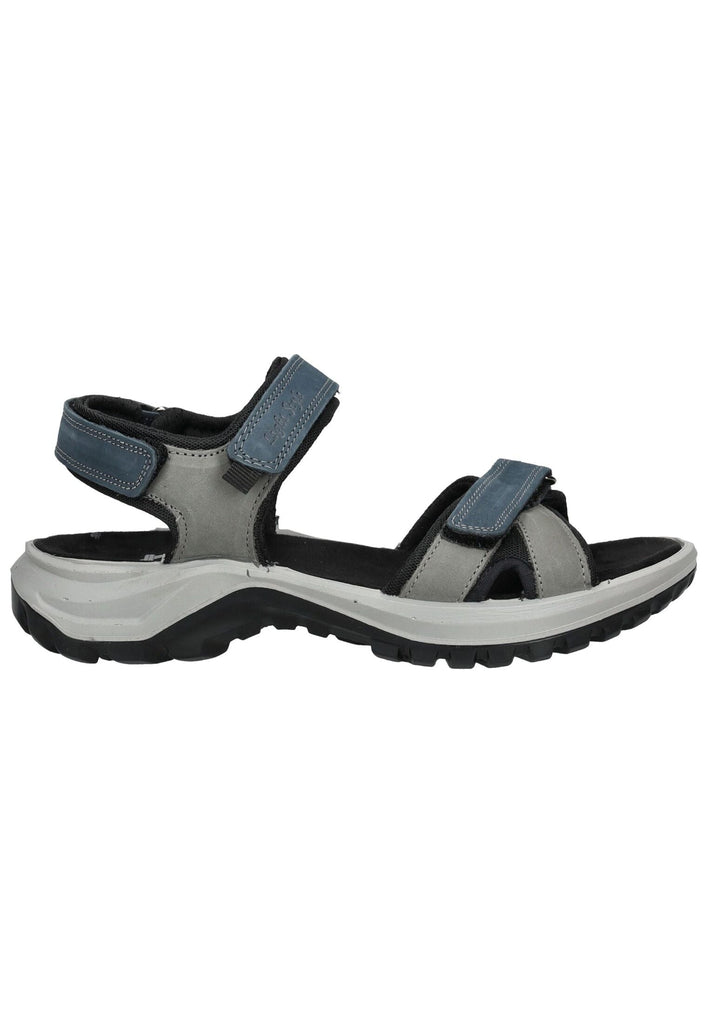 IMAC Sandalen Leder Blau/Grau