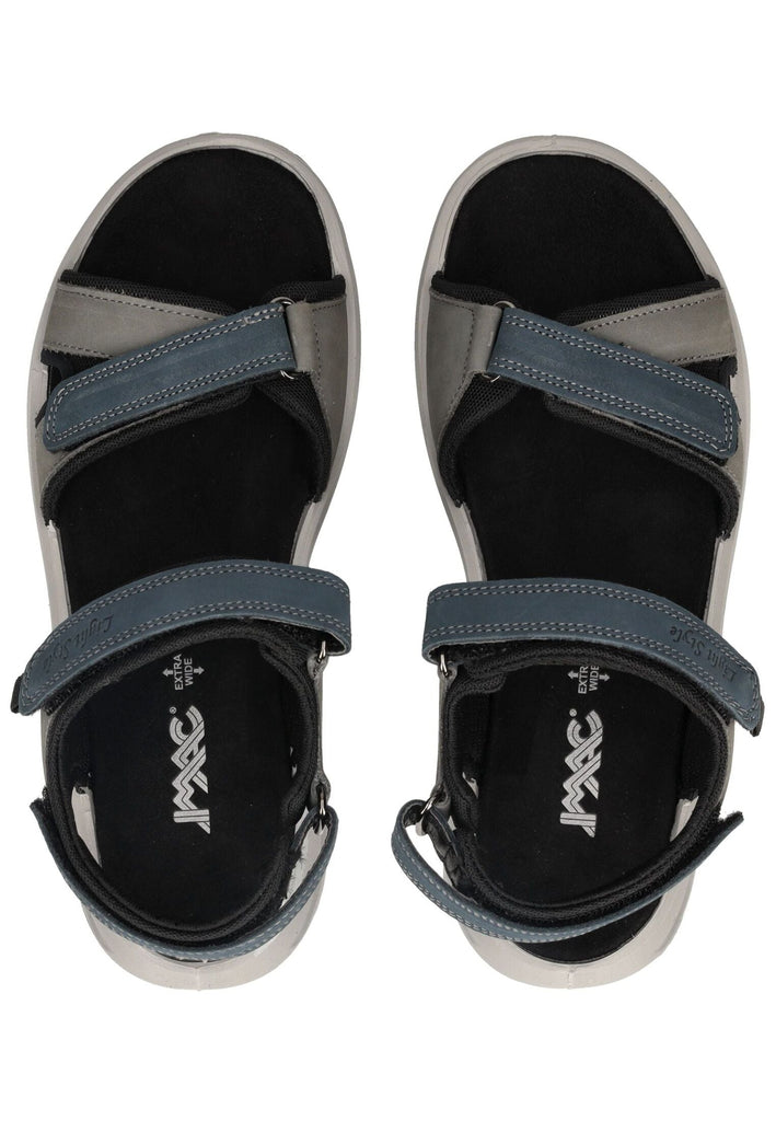 IMAC Sandalen Leder Blau/Grau
