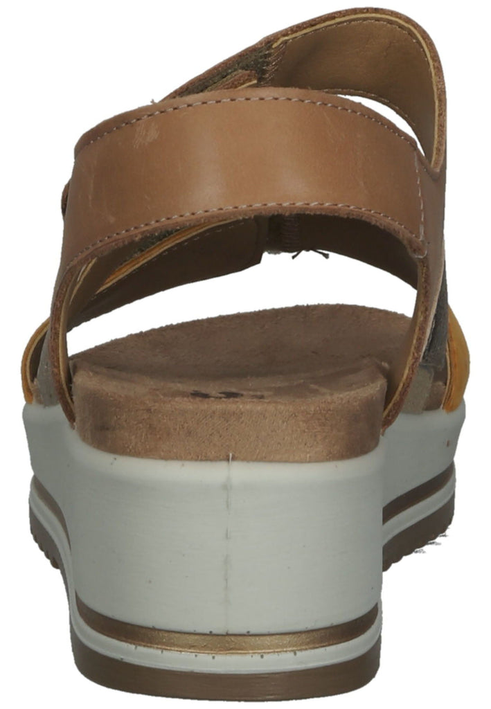 IMAC Sandalen Leder Braun/Gelb