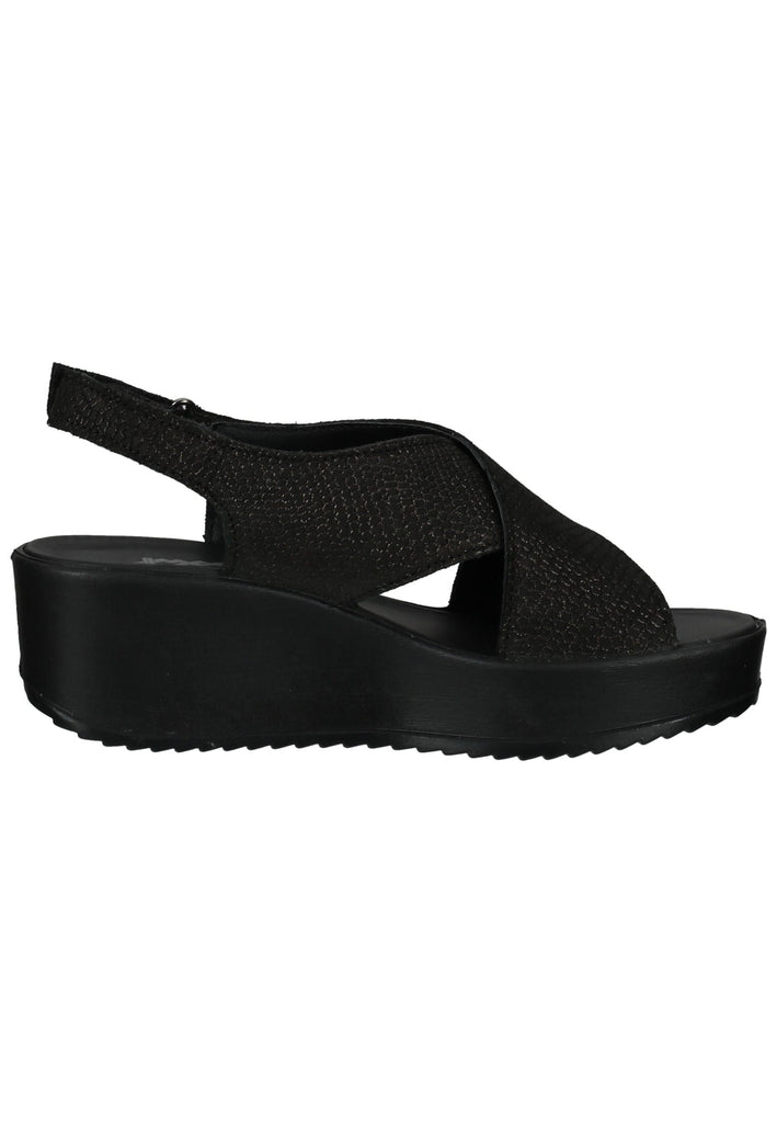 IMAC Sandalen Leder Schwarz/Schwarz