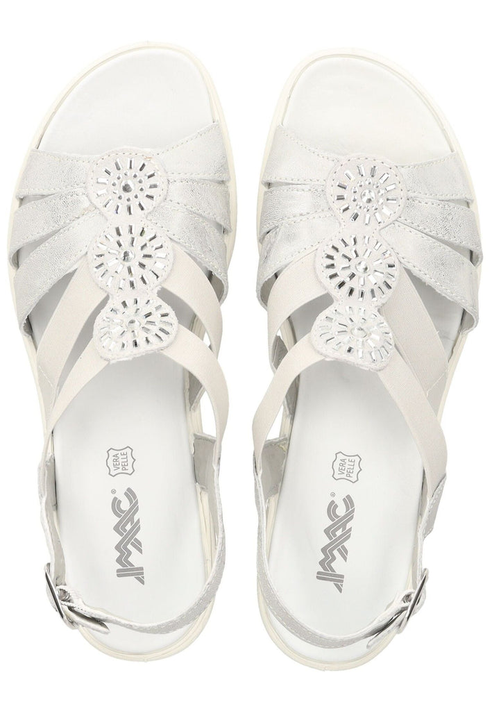 IMAC Sandalen Leder Silber/Grau