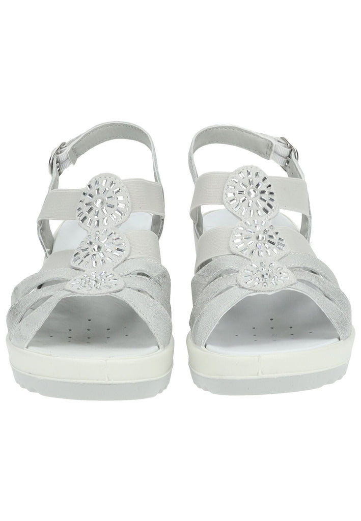 IMAC Sandalen Leder Silber/Grau
