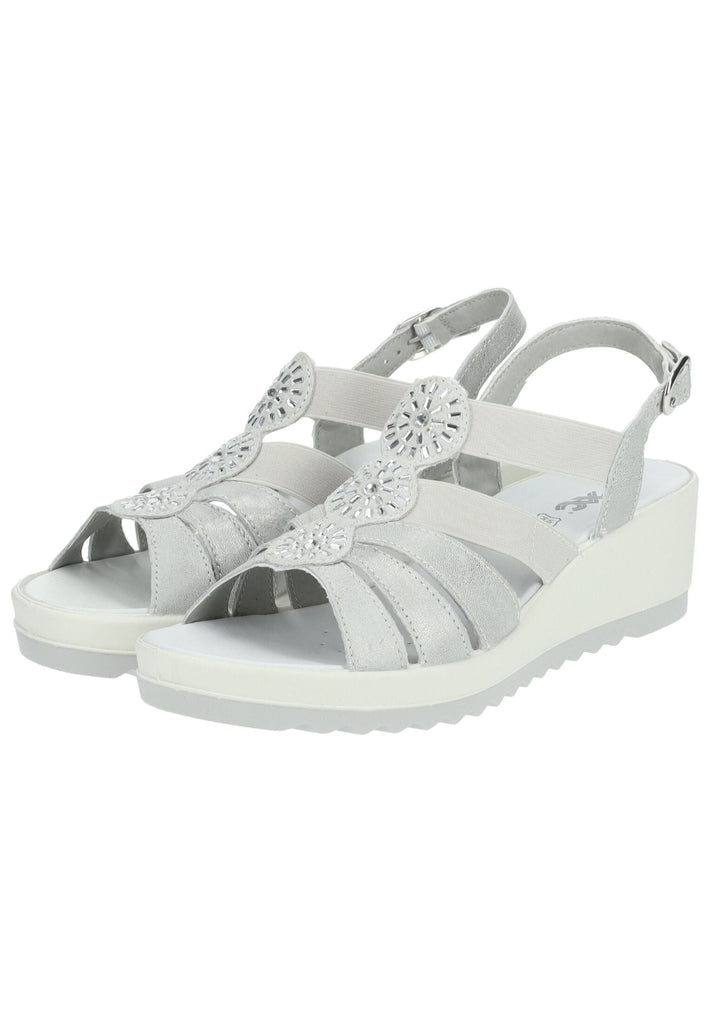 IMAC Sandalen Leder Silber/Grau