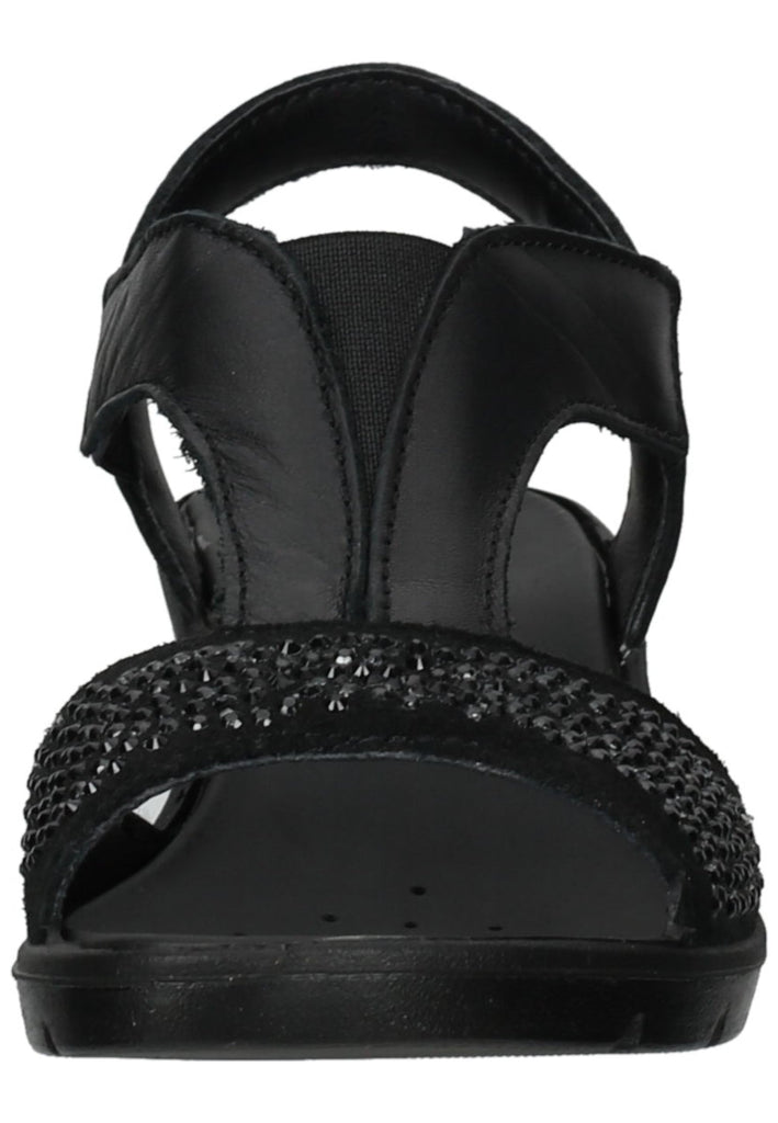 IMAC Sandalen Leder/Textil Schwarz/Schwarz