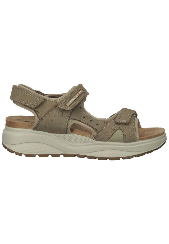 IMAC Sandalen Leder/Textil Taupe