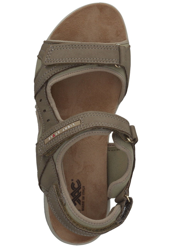 IMAC Sandalen Leder/Textil Taupe