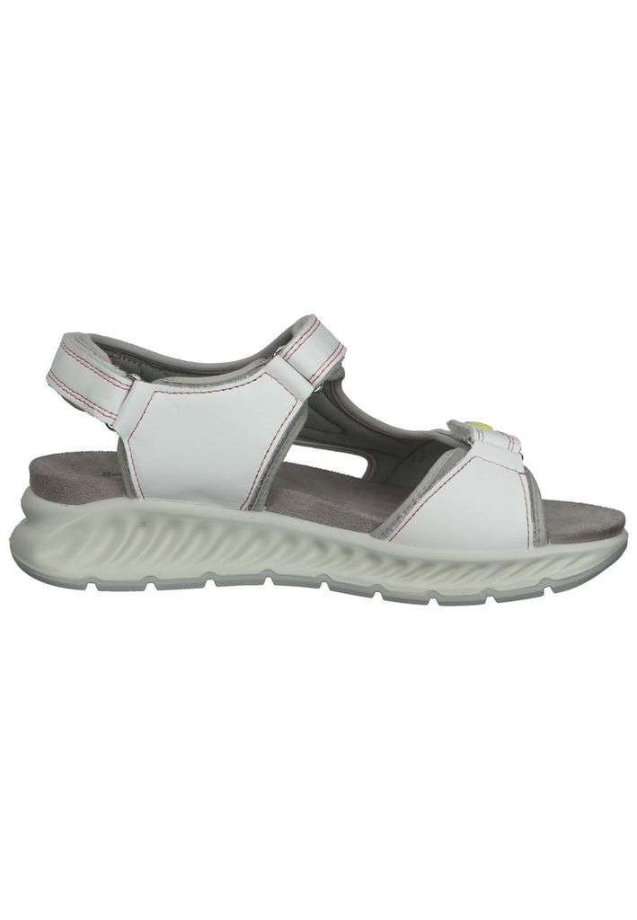 IMAC Sandalen Leder/Textil Weiß/Grau