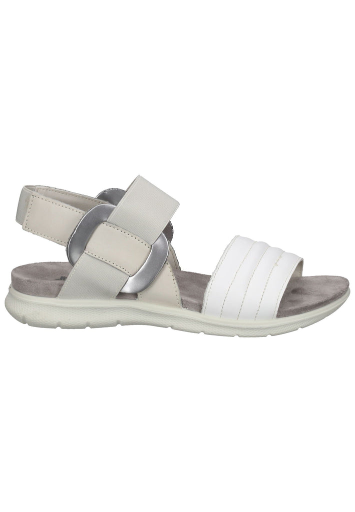 IMAC Sandalen Leder Weiss/Grau