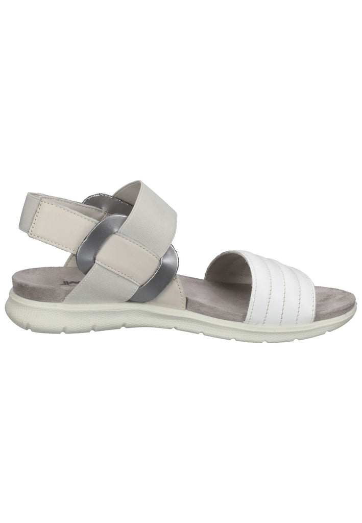 IMAC Sandalen Leder Weiss/Grau