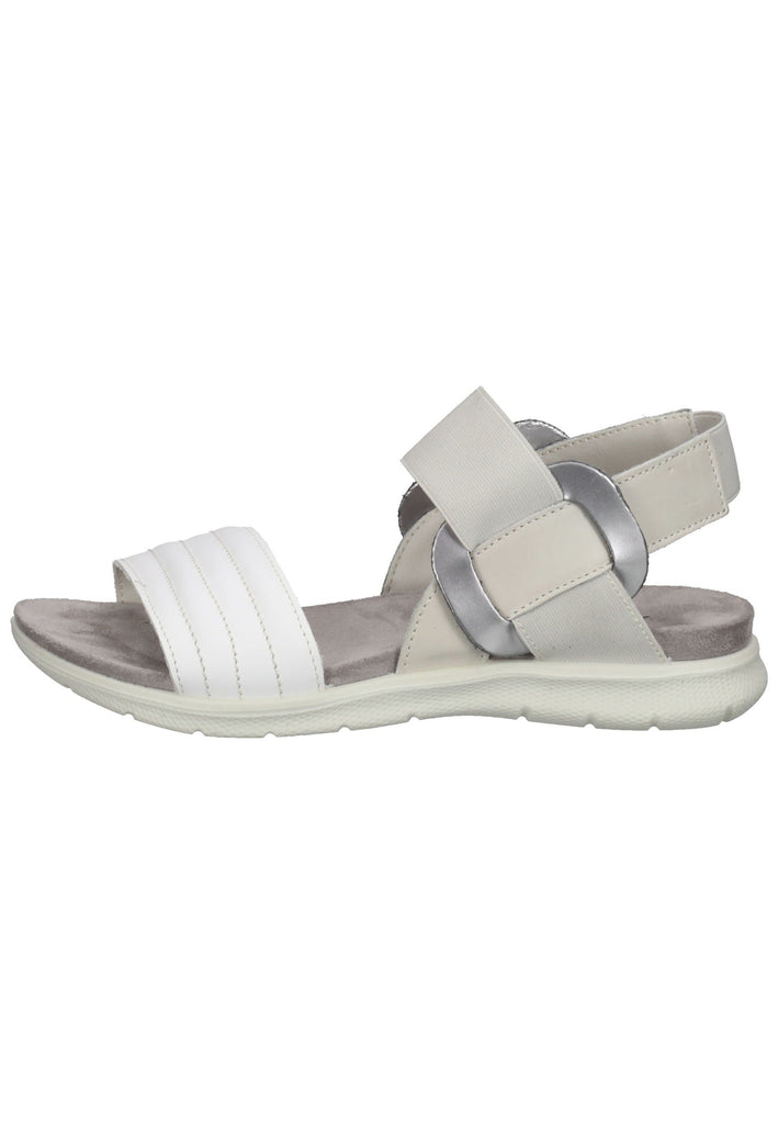 IMAC Sandalen Leder Weiss/Grau