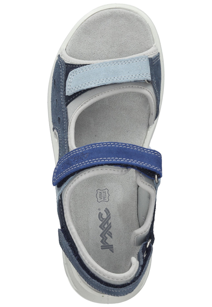 IMAC Sandalen Veloursleder Blau/Multi