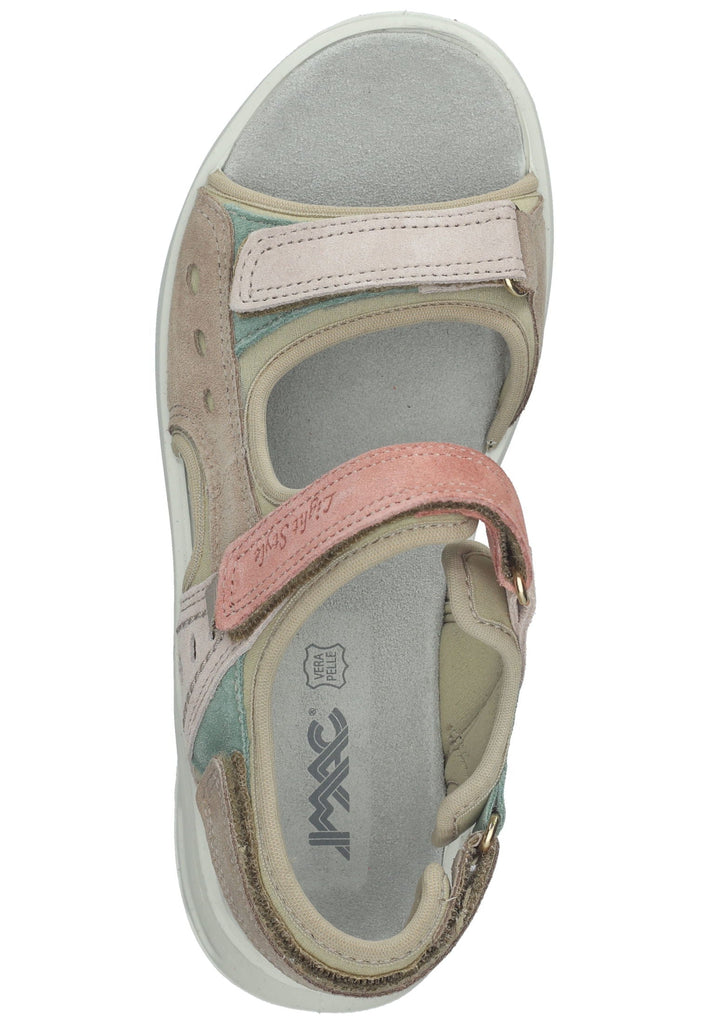 IMAC Sandalen Veloursleder Taupe