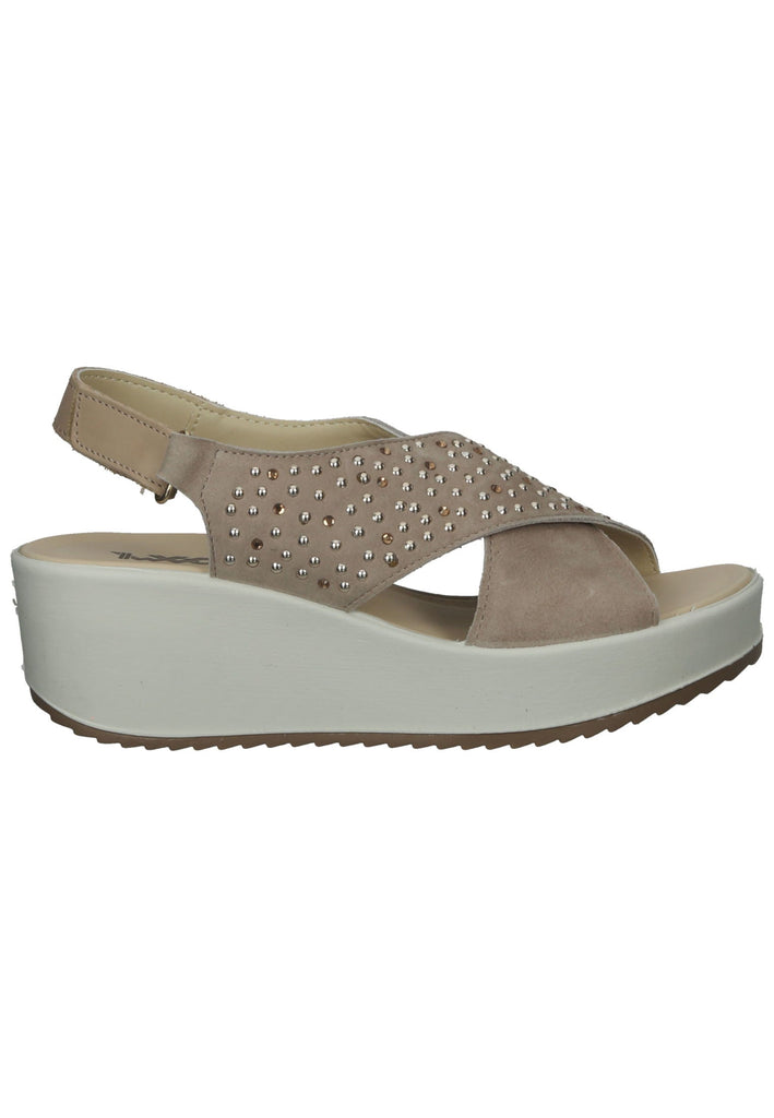 IMAC Sandalen Veloursleder Taupe