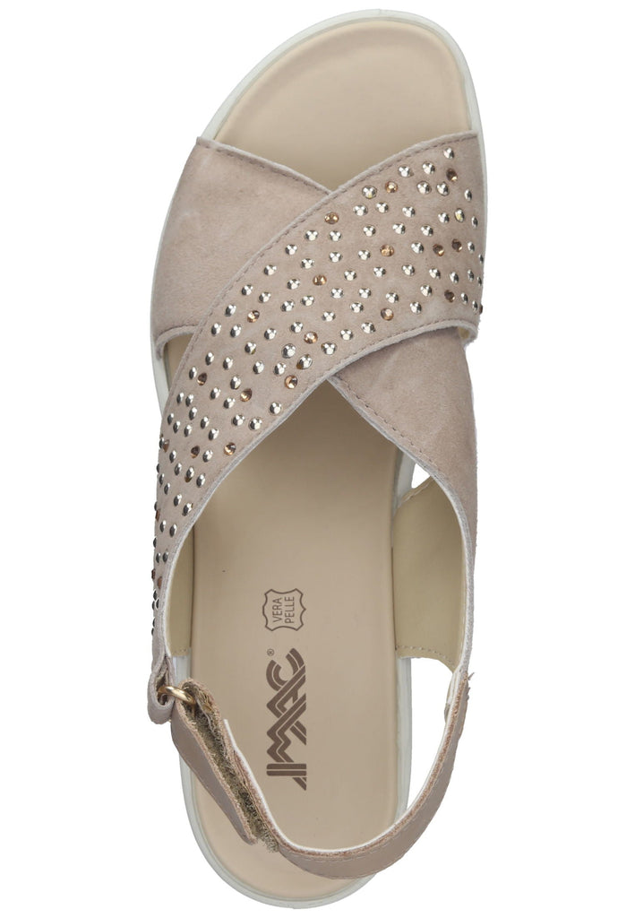 IMAC Sandalen Veloursleder Taupe