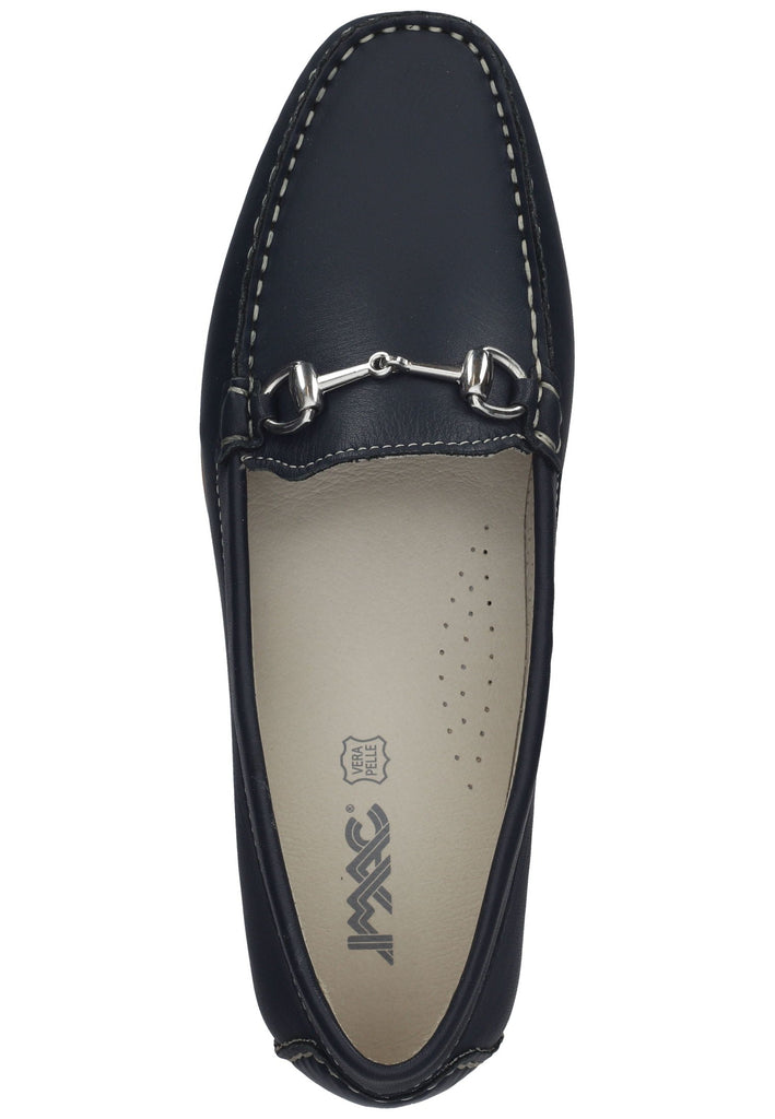 IMAC Slipper Leder Blau/Beige