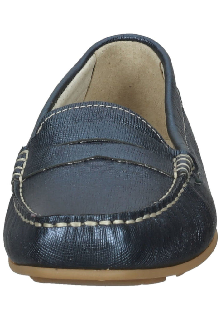 IMAC Slipper Leder Blau/Beige