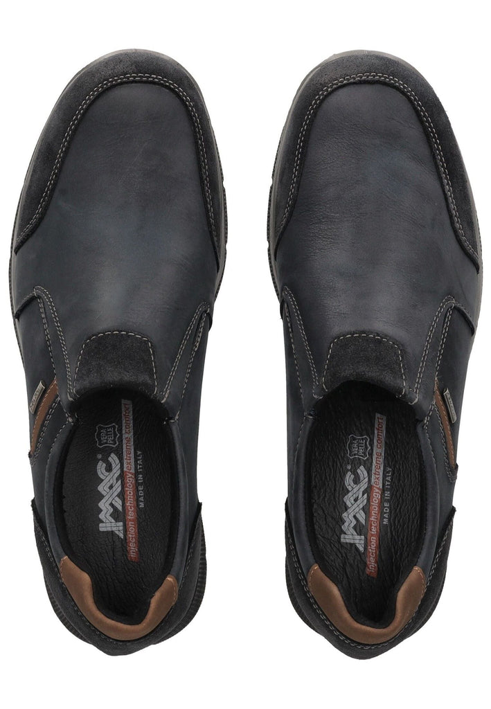 IMAC Slipper Leder Dunkelblau