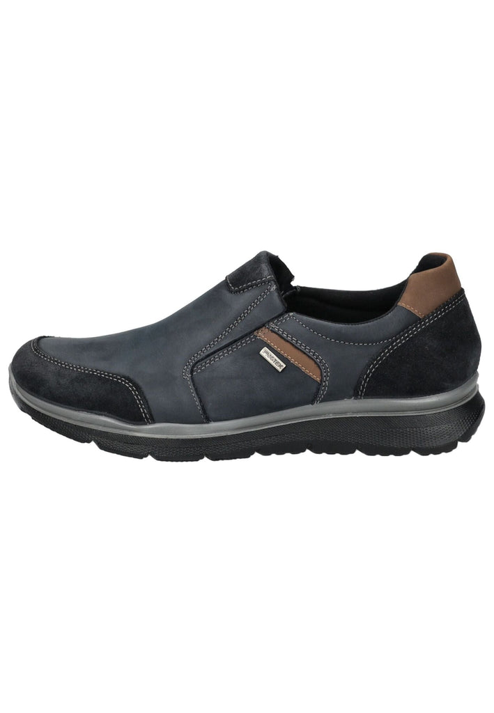 IMAC Slipper Leder Dunkelblau