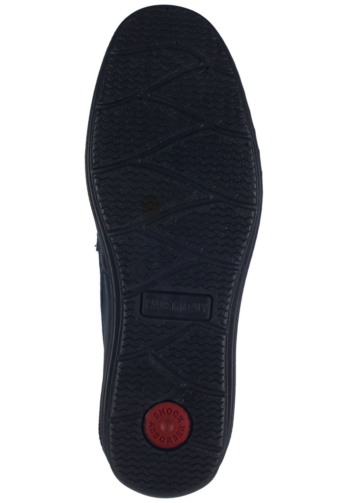 IMAC Slipper Leder Dunkelblau