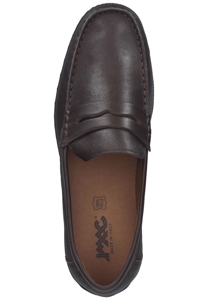 IMAC Slipper Leder Dunkelbraun