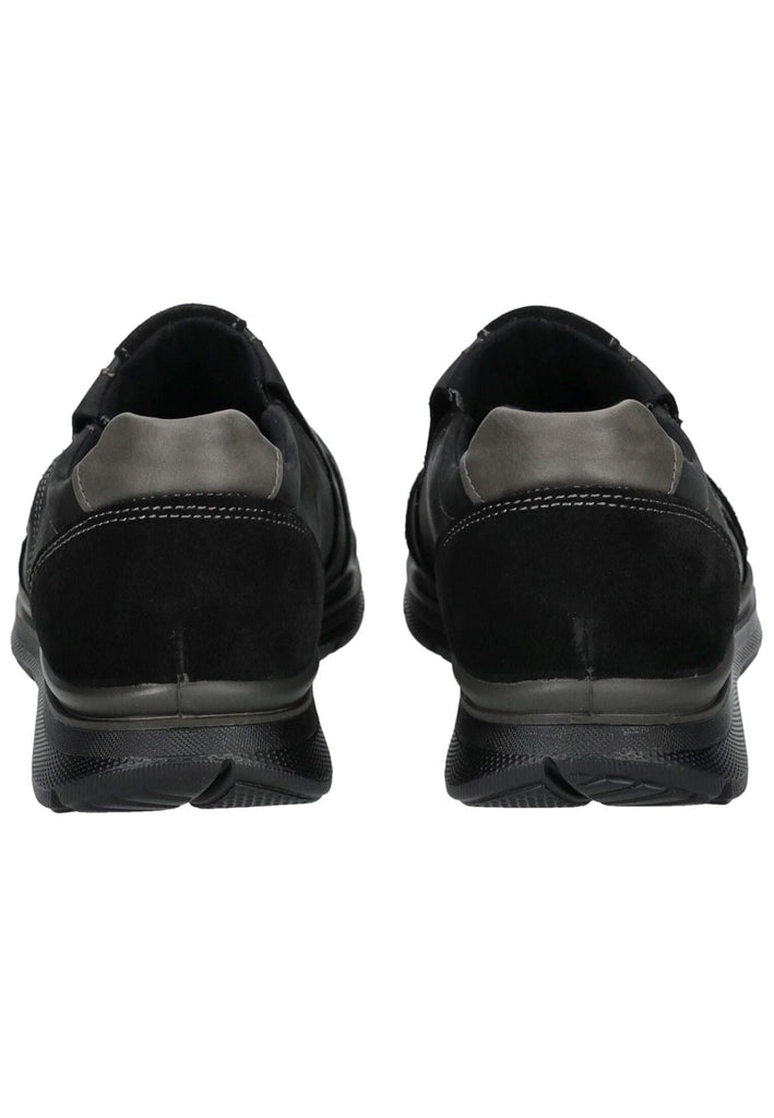 IMAC Slipper Leder Schwarz/Grau