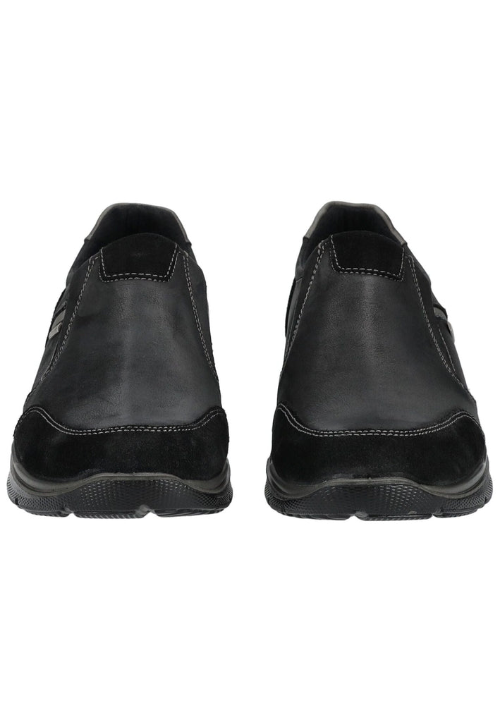 IMAC Slipper Leder Schwarz/Grau