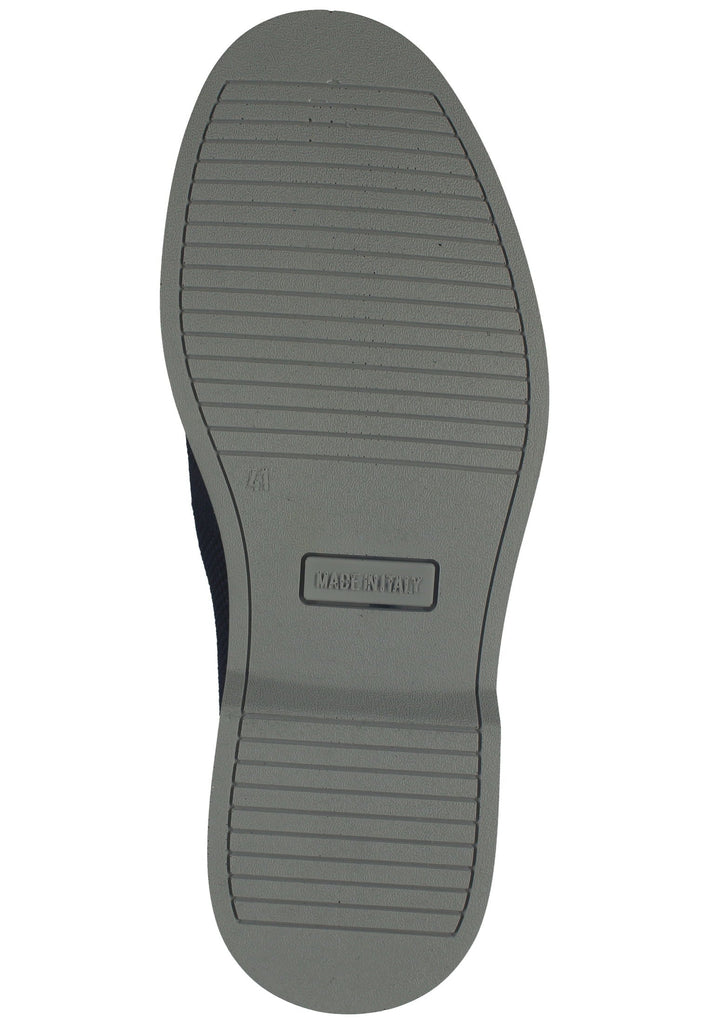 IMAC Slipper Lederimitat Blau/Braun