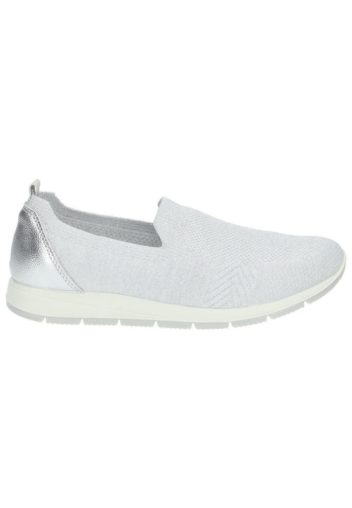 IMAC Slipper Lederimitat/Mesh Weiß/Silber