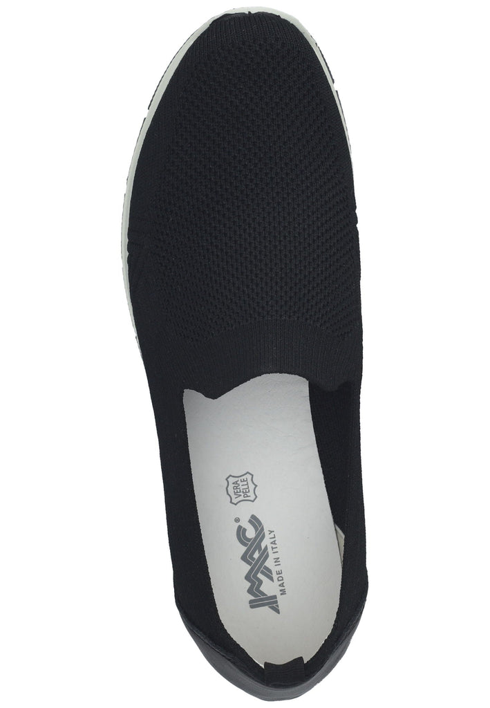 IMAC Slipper Lederimitat Schwarz