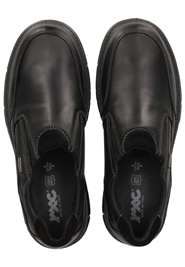 IMAC Slipper Nubukleder Schwarz