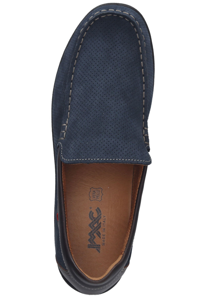IMAC Slipper Veloursleder Dunkelblau