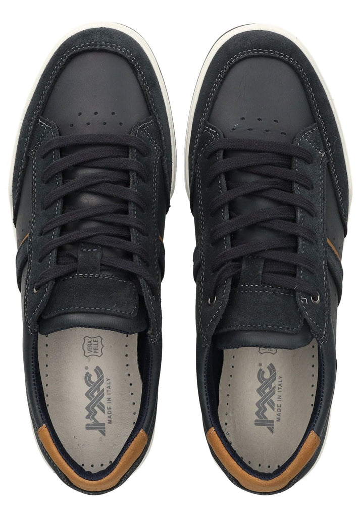 IMAC Sneaker Leder Blau/Braun