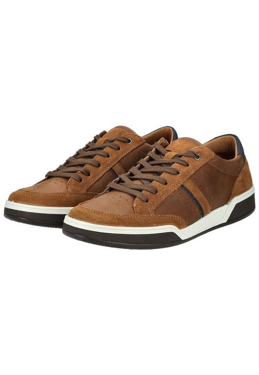 IMAC Sneaker Leder Braun/Blau