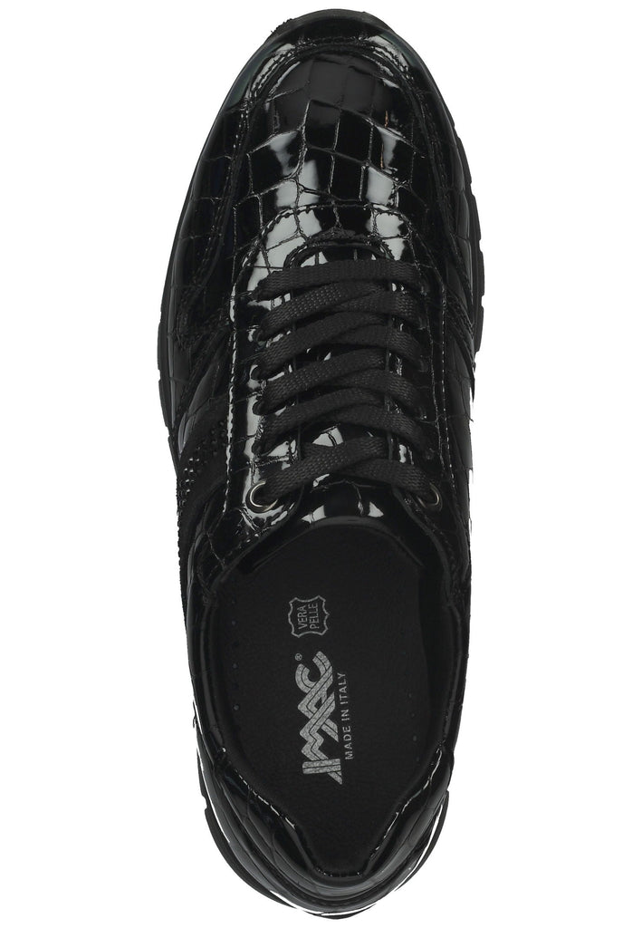 IMAC Sneaker Leder Schwarz Lack