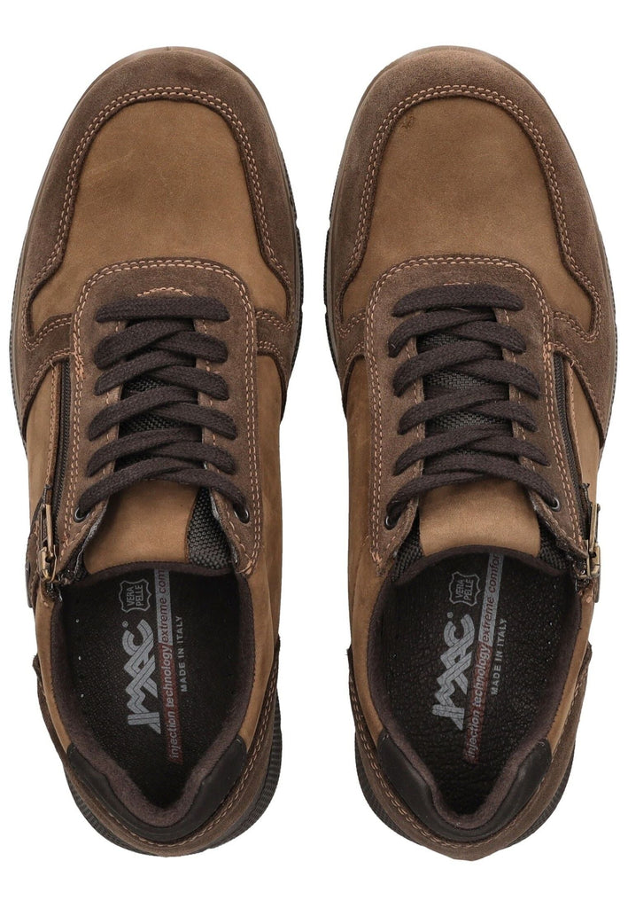 IMAC Sneaker Leder Taupe/Braun