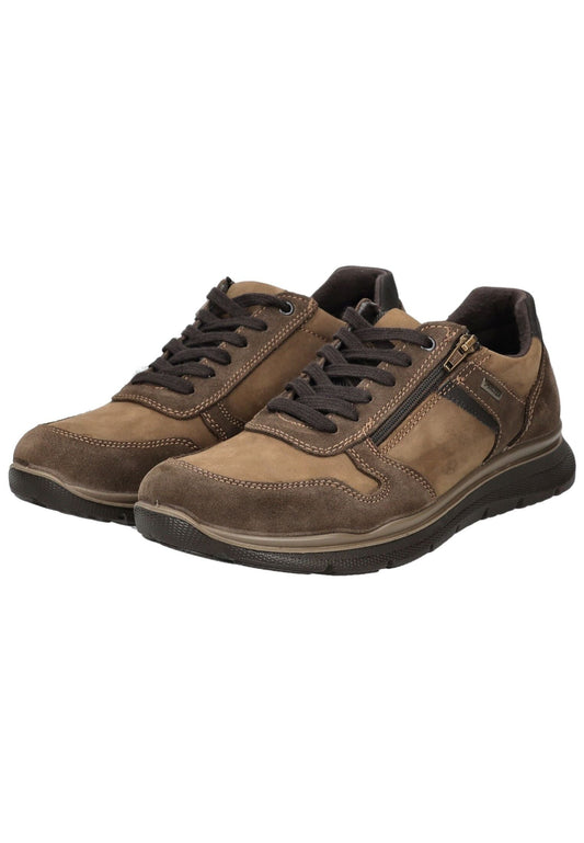 IMAC Sneaker Leder Taupe/Braun