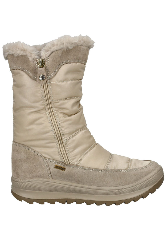 IMAC Stiefel Veloursleder Beige Warmfutter