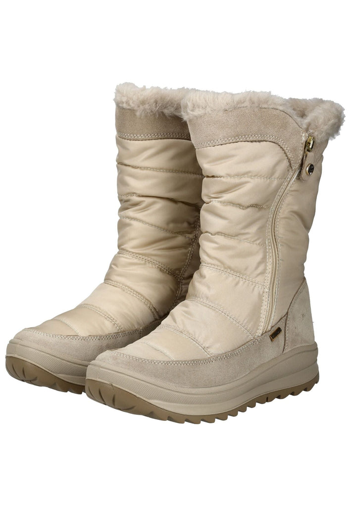 IMAC Stiefel Veloursleder Beige Warmfutter
