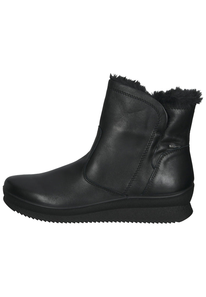 IMAC Stiefelette Glattleder Schwarz Warmfutter