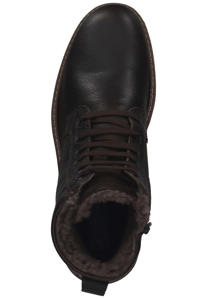 IMAC Stiefelette Leder Dunkelbraun Warmfutter