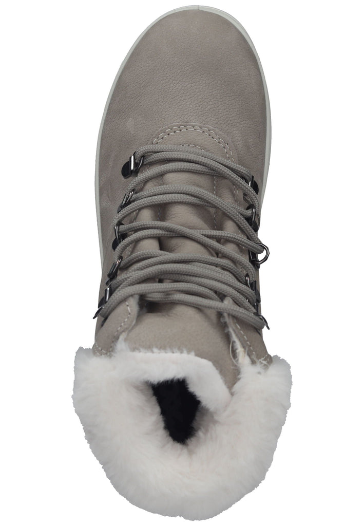 IMAC Stiefelette Leder Hellgrau Warmfutter